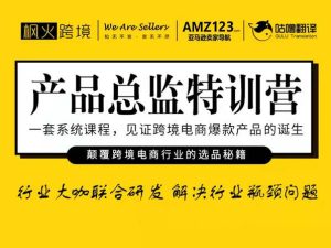 枫火跨境-产品总监特训营-价值2999元