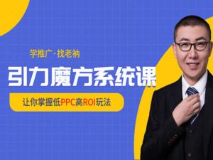引力魔方系统课-让你掌握低PPC高ROI的方法-老衲学堂