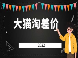 2022版大猫老师淘差价教程-2022年网盘打包下载
