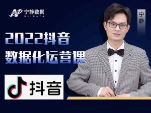 2022抖音数据化运营系列课-宁静数据分析电商培训