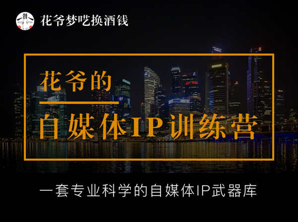 花爷梦呓换酒钱-第8期-花爷的IP初阶训练营打包下载