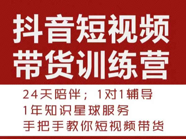 第七期：抖音短视频带货训练营-李鲆抖音带货价值2380元