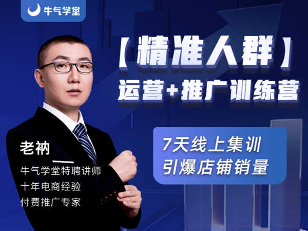 牛气学堂-老衲精准人群-运营+推广训练营（5月19-25日）2022