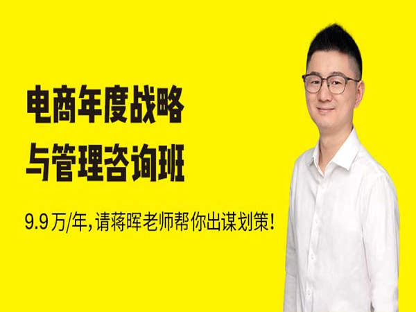 猫课-蒋晖-电商年度战略与管理咨询班-打包更新下载2023