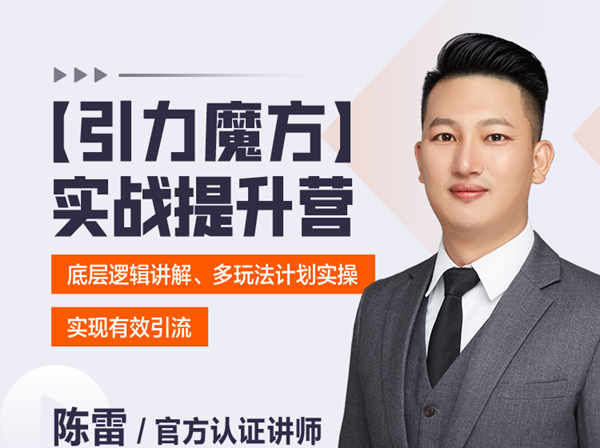 柳丁学堂-引力魔方-陈雷-实战提升营（持续更新中~)-淘宝开店培训2022
