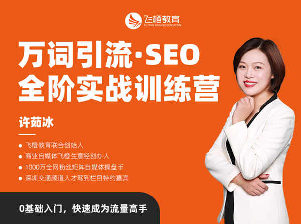 飞橙教育-万词引流-SEO全阶实战训练营-网盘打包下载