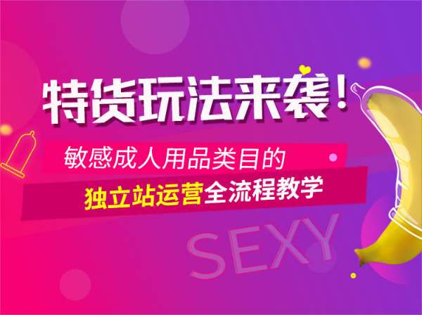 优乐出海-成人用品，敏感货全流程运营教程-独立站跨境电商打包下载