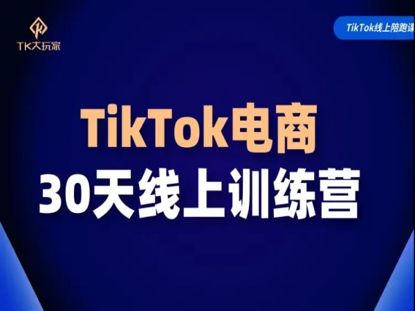 TK大玩家- TikTok电商带货30天线上训练营-TK大玩家打包下载