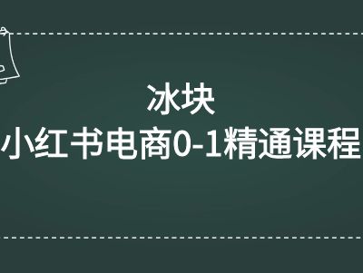 (冰块)小红书电商0-1精通课程【视频:24节)-创课星球网-金维维的个人IP平台